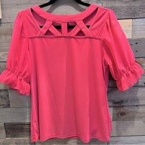 Pink Salmon Women’s Blouse Size M